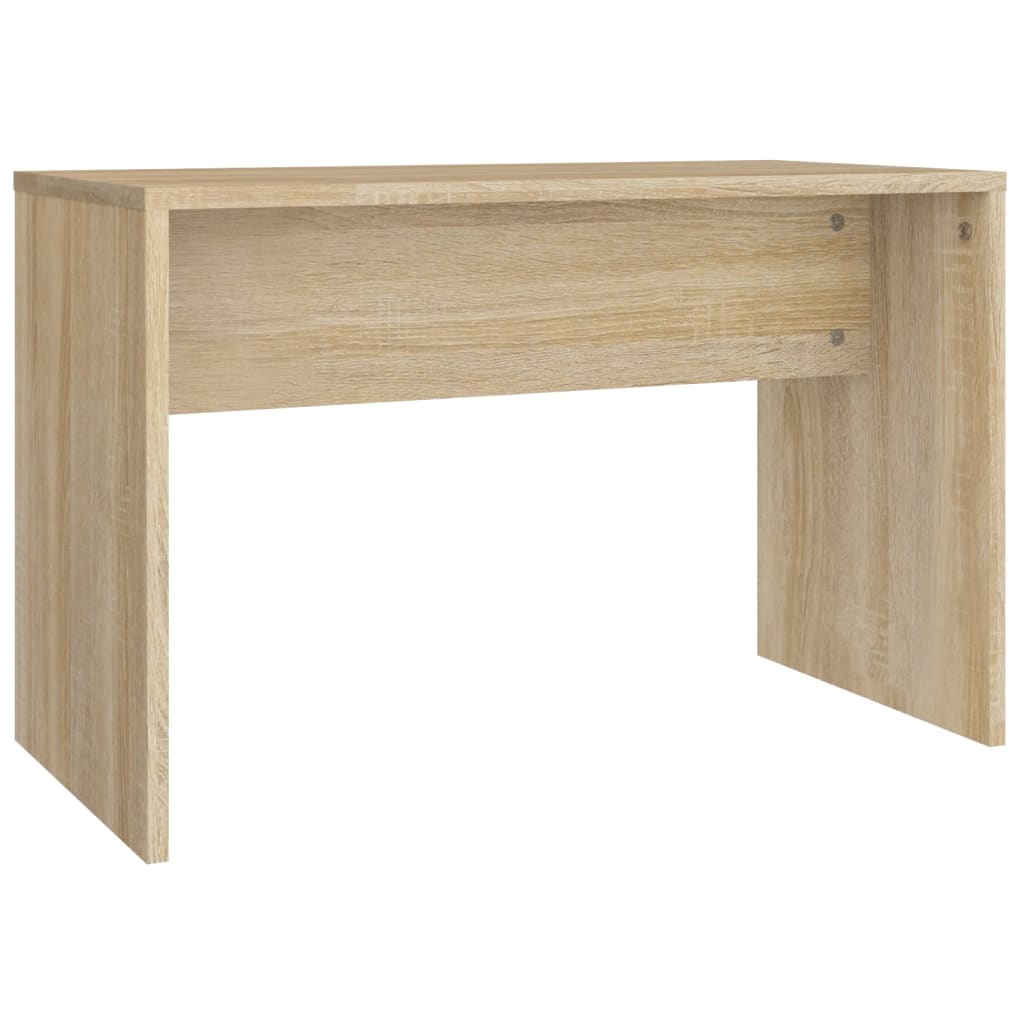 vidaXL Dressing Table Set with LED Sonoma Oak Engineered Wood