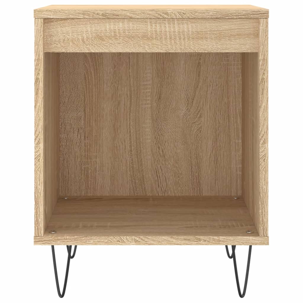 vidaXL Bedside Cabinet Sonoma Oak 40x35x50 cm Engineered Wood