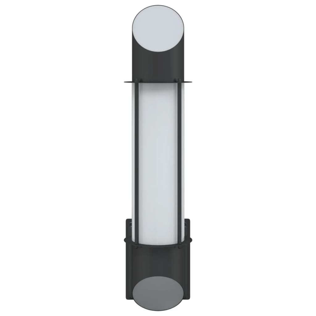 vidaXL Outdoor Wall Light Black Stainless Steel