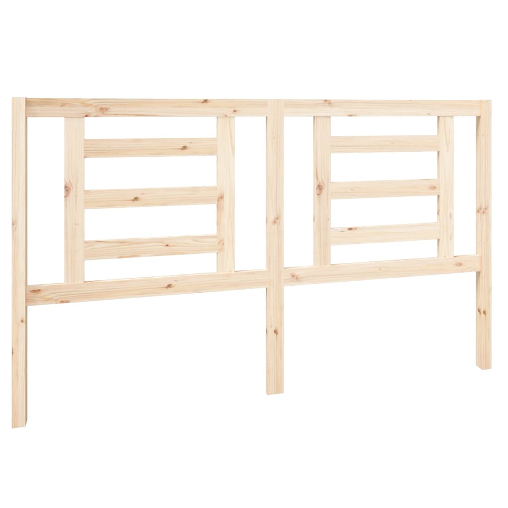 vidaXL Bed Headboard 166x4x100 cm Solid Wood Pine