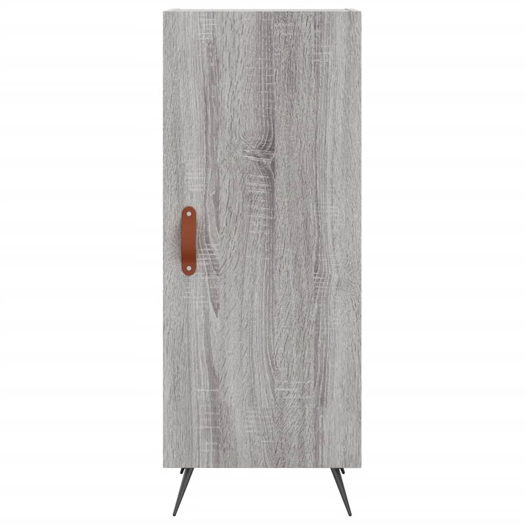 vidaXL Highboard Grey Sonoma 34.5x34x180 cm Engineered Wood