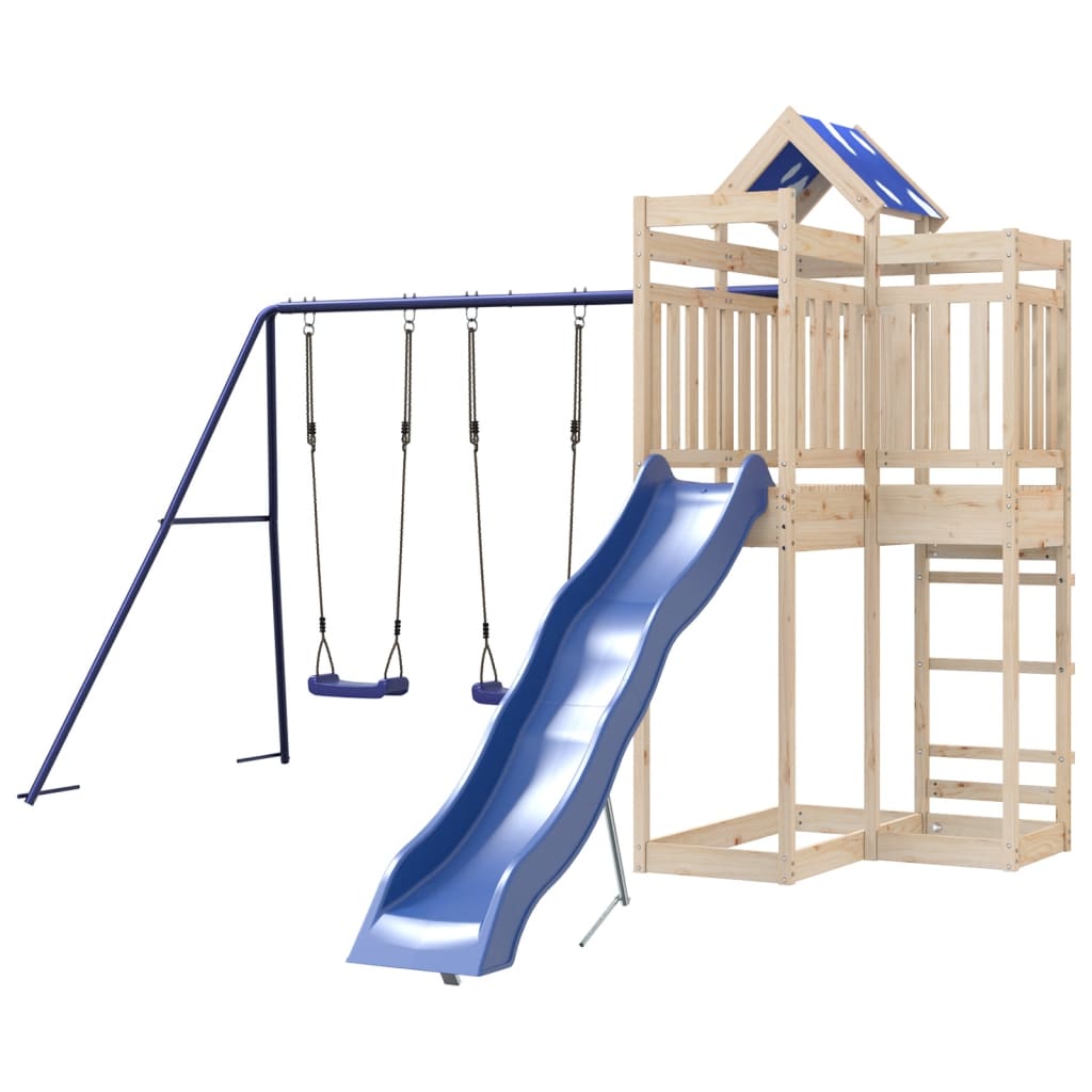 vidaXL Outdoor Playset Solid Wood Pine