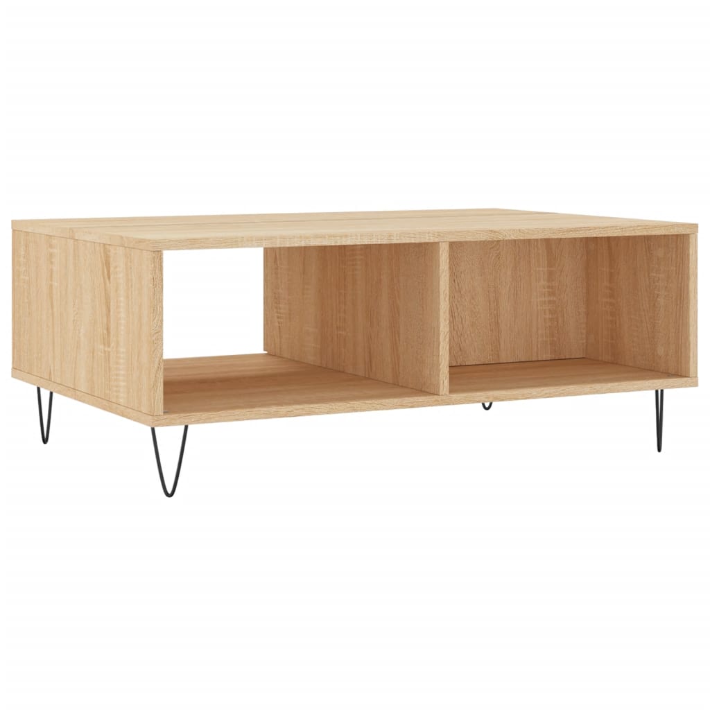 vidaXL Coffee Table Sonoma Oak 90x60x35 cm Engineered Wood