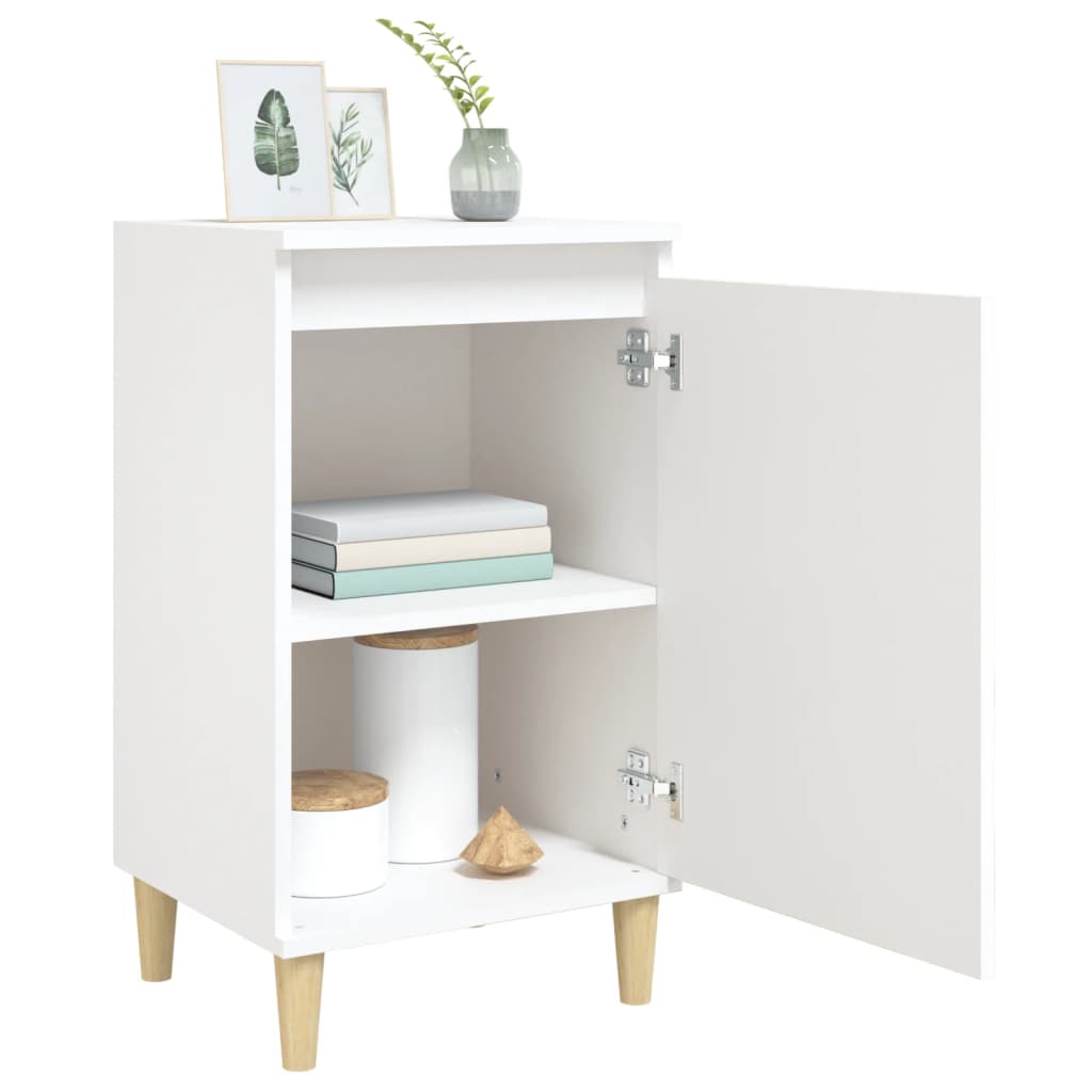 vidaXL Bedside Cabinets 2 pcs White 40x35x70 cm Engineered Wood