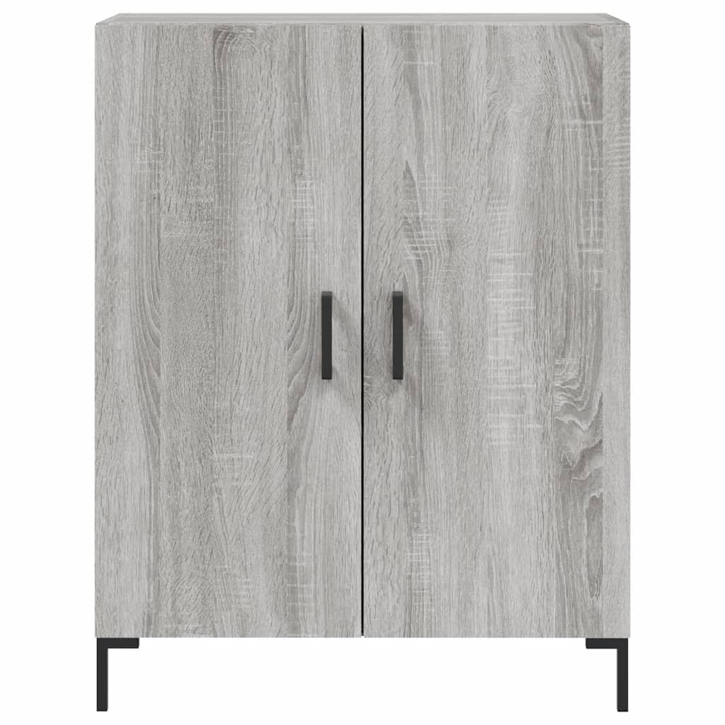 vidaXL Highboard Grey Sonoma 69.5x34x180 cm Engineered Wood