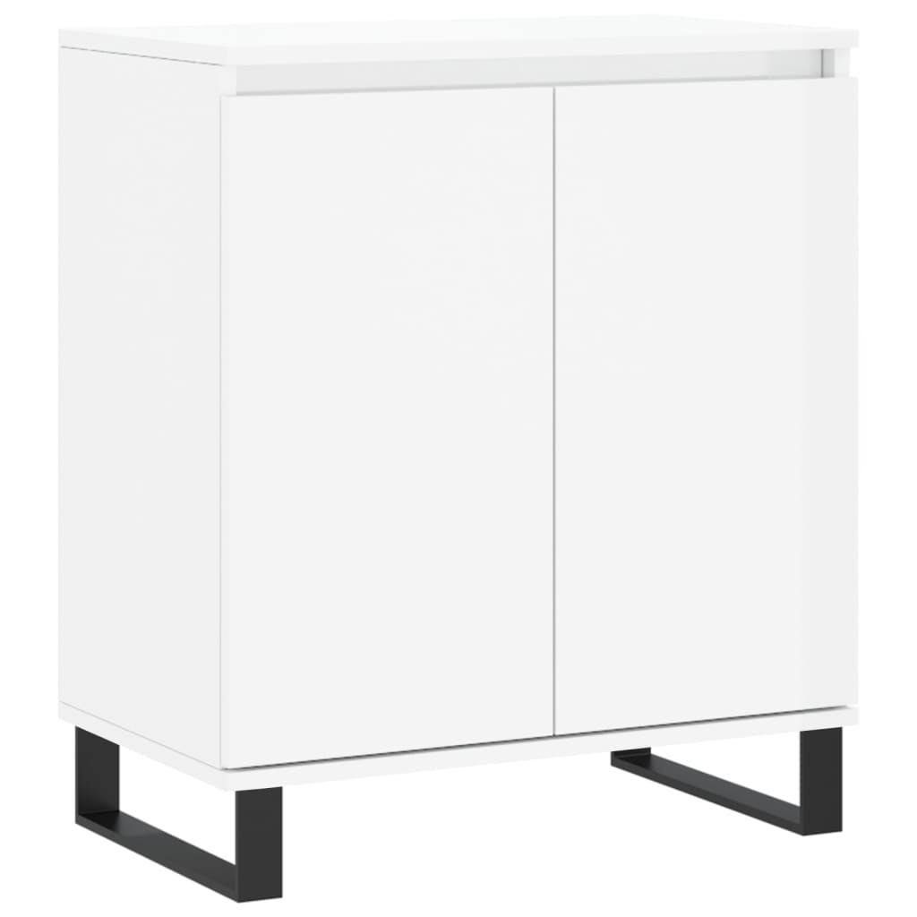 vidaXL Sideboard High Gloss White 60x35x70 cm Engineered Wood