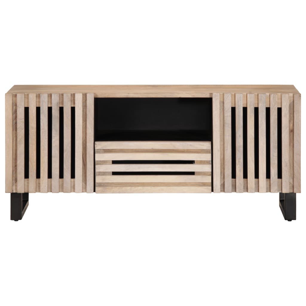 vidaXL TV Cabinet 100x34x46 cm Solid Wood Mango