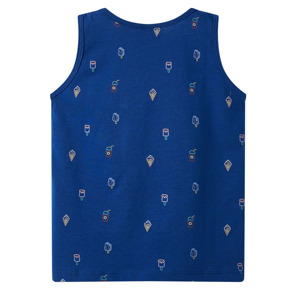 Kids' Tank Top Dark Blue 104