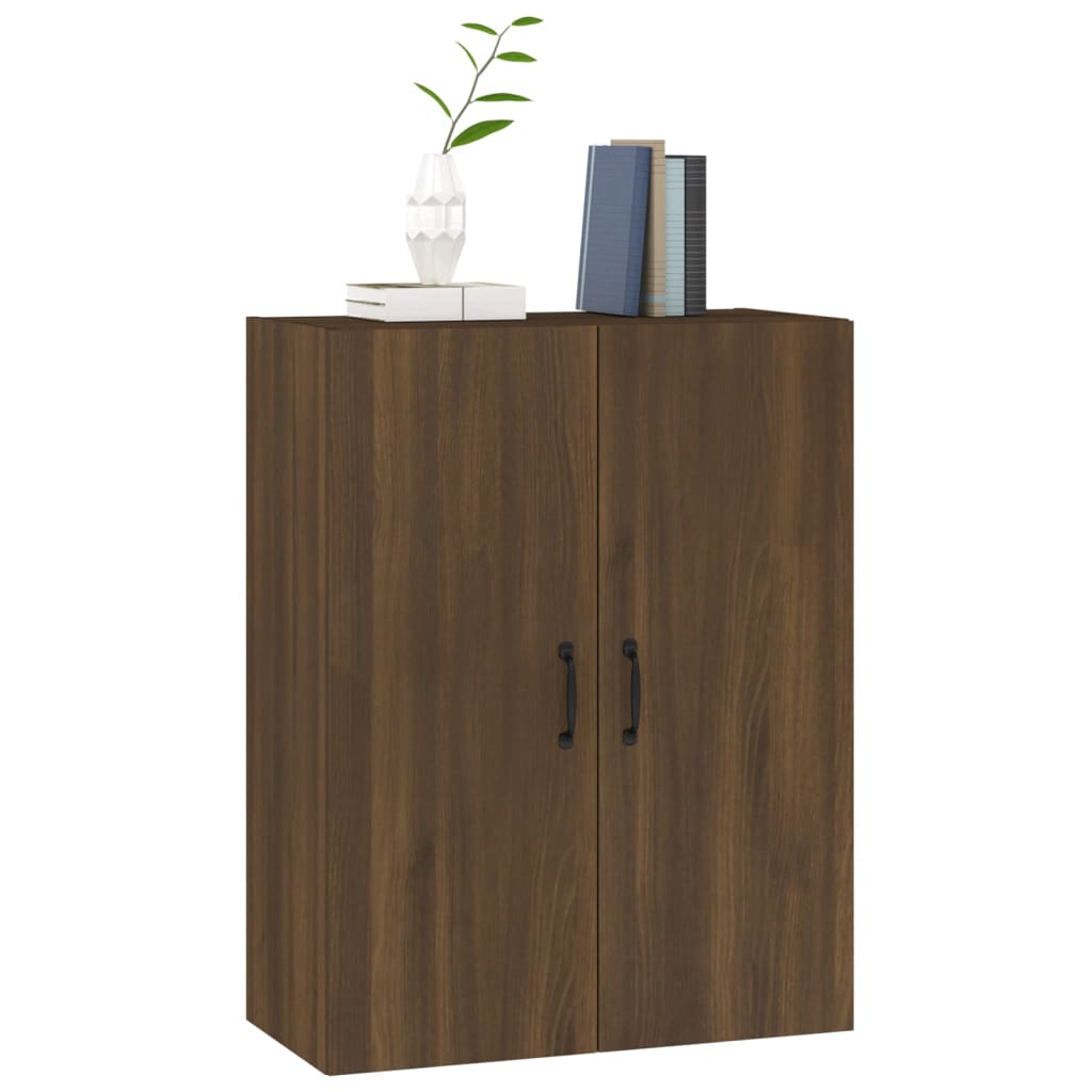 vidaXL Hanging Cabinet Brown Oak 69,5x34x90 cm Engineered Wood