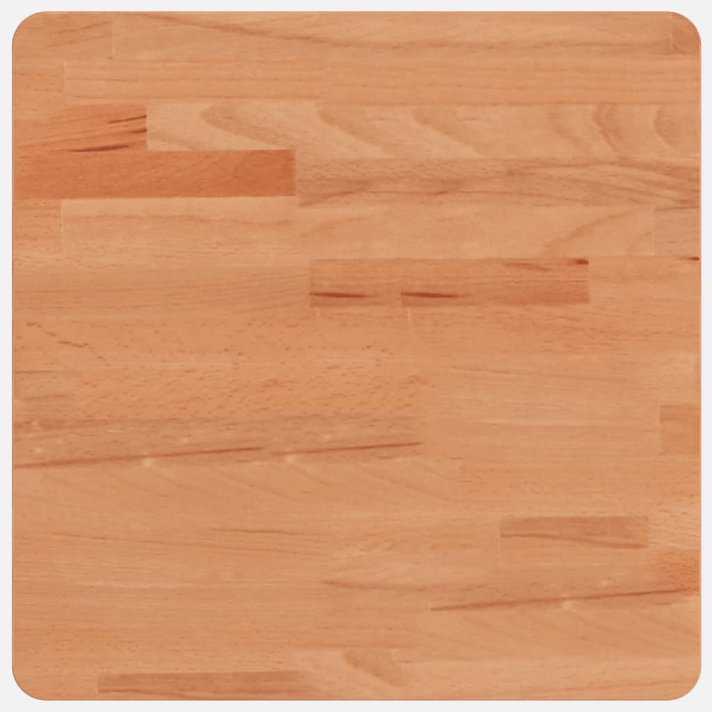 vidaXL Table Top 40x40x4 cm Square Solid Wood Beech