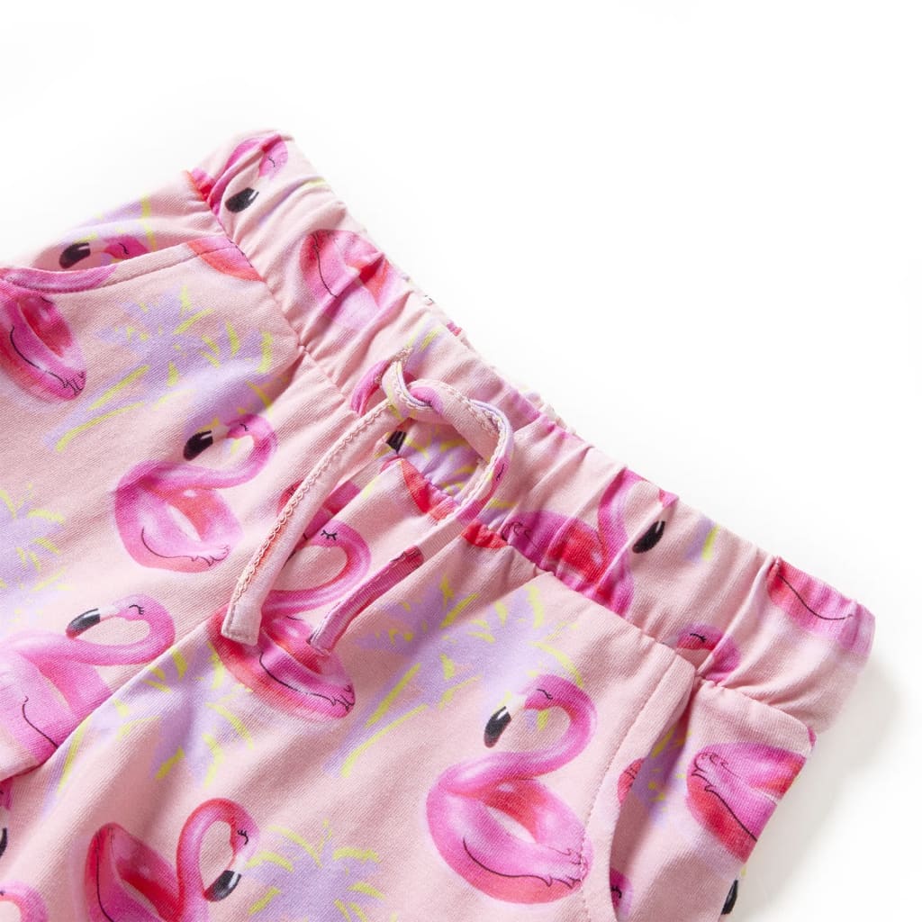 Kids' Shorts with Drawstring Light Pink 140