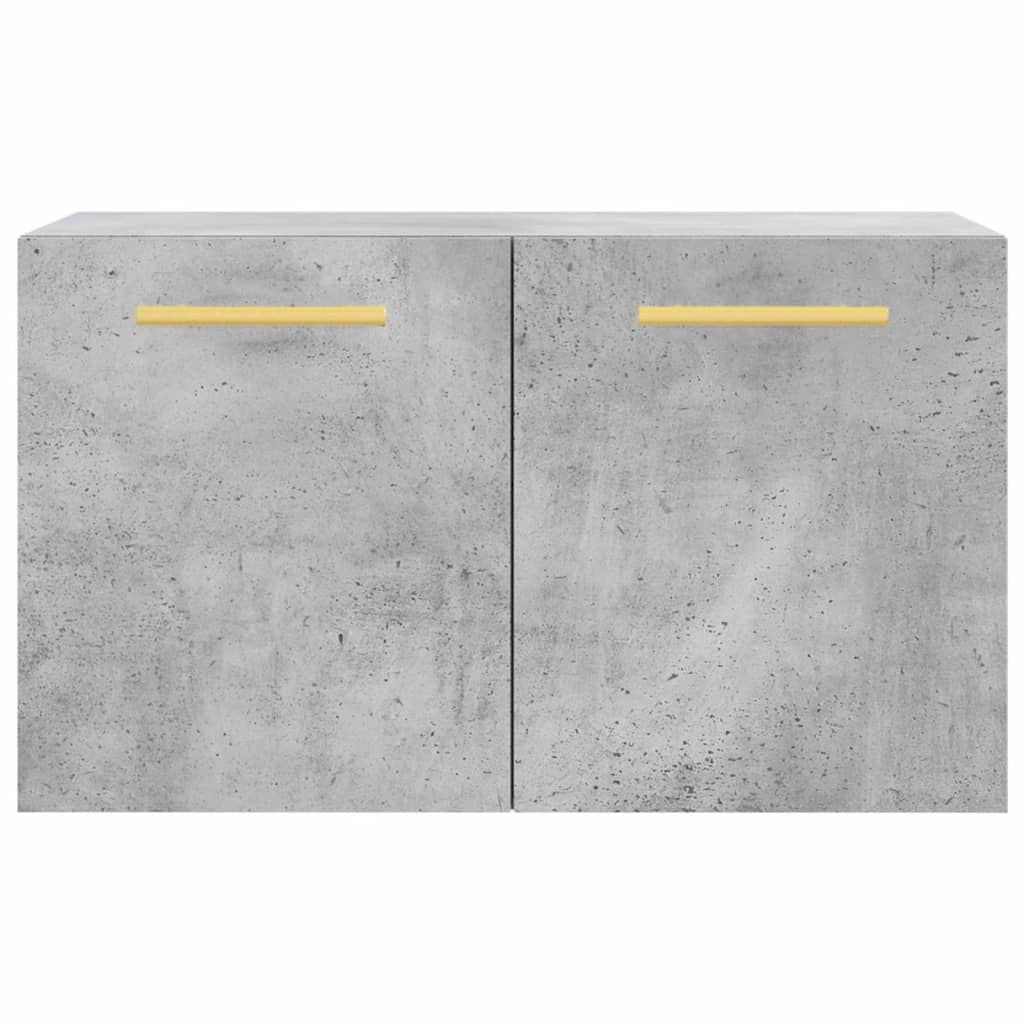 vidaXL Wall Cabinet Concrete Grey 60x36.5x35 cm Engineered Wood