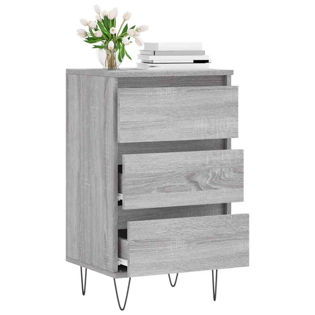 vidaXL Sideboard Grey Sonoma 40x35x70 cm Engineered Wood