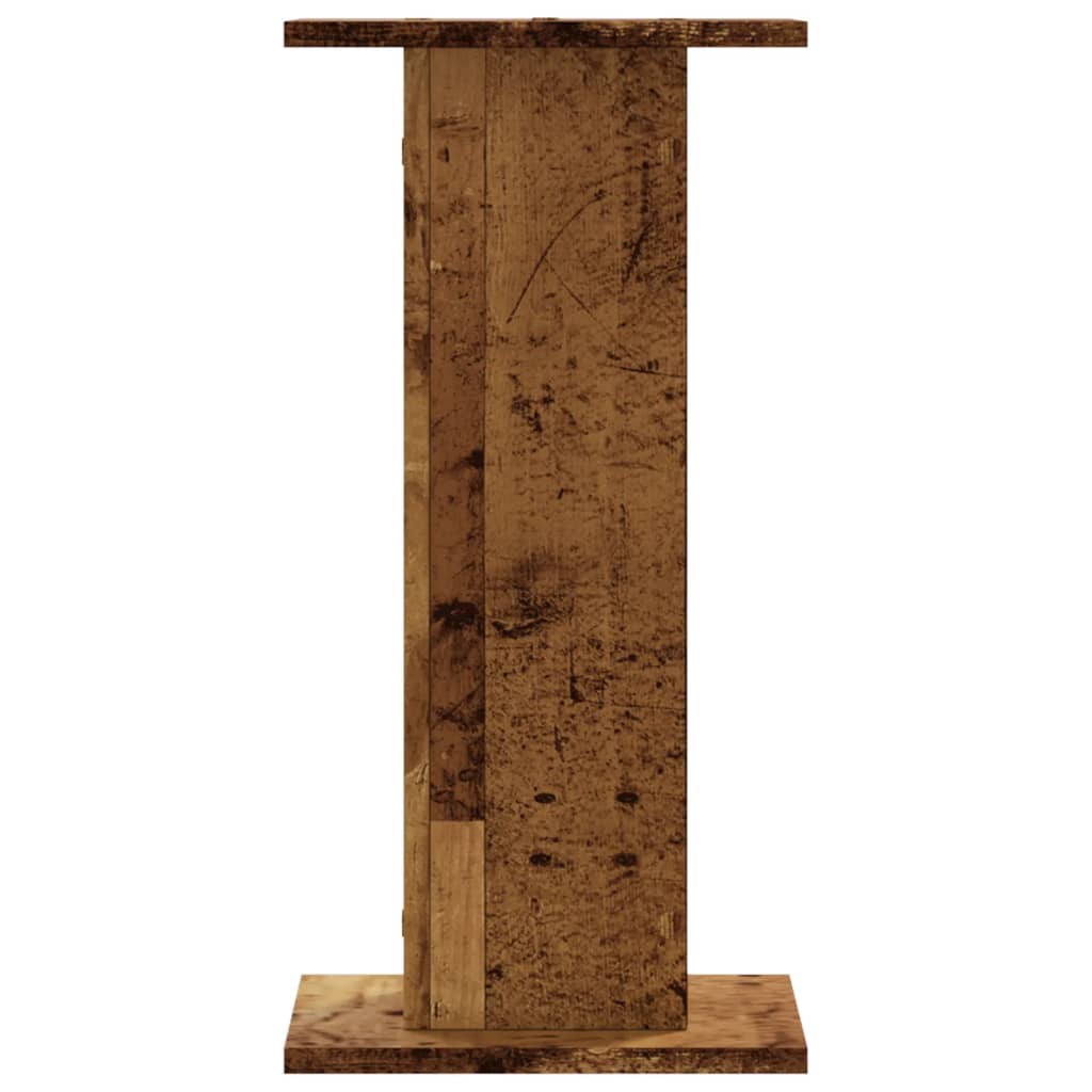 vidaXL Speaker Stands 2 pcs Old Wood 30x30x60 cm Engineered Wood