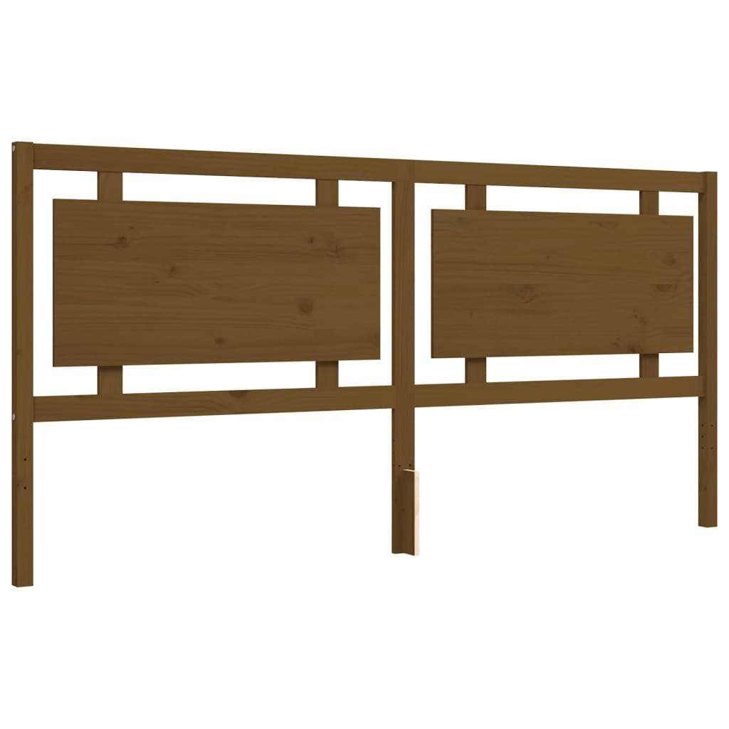 vidaXL Bed Frame without Mattress Honey Brown 200x200 cm Solid Wood Pine