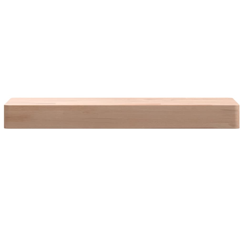 vidaXL Wall Shelf 40x20x4 cm Solid Wood Beech