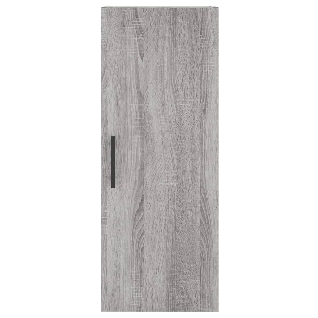 vidaXL Wall Mounted Cabinet Grey Sonoma 34.5x34x90 cm