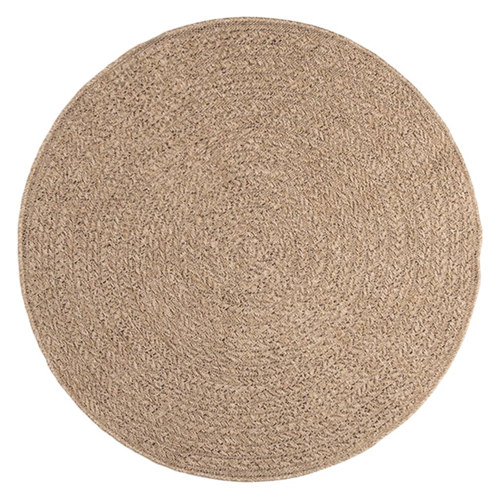 vidaXL Rug ZIZUR 120 cm Jute Look Indoor and Outdoor