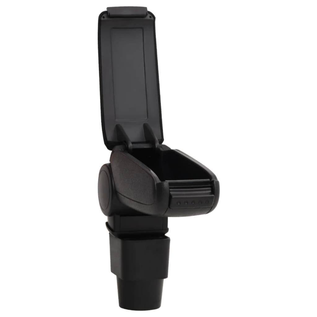 vidaXL Car Armrest Black 13x31x(30.5-48) cm ABS