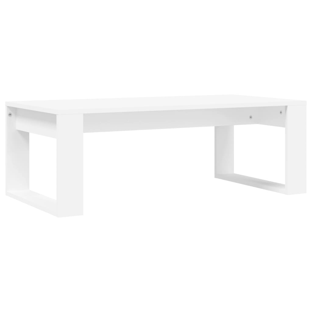 vidaXL Coffee Table White 102x50x35 cm Engineered Wood