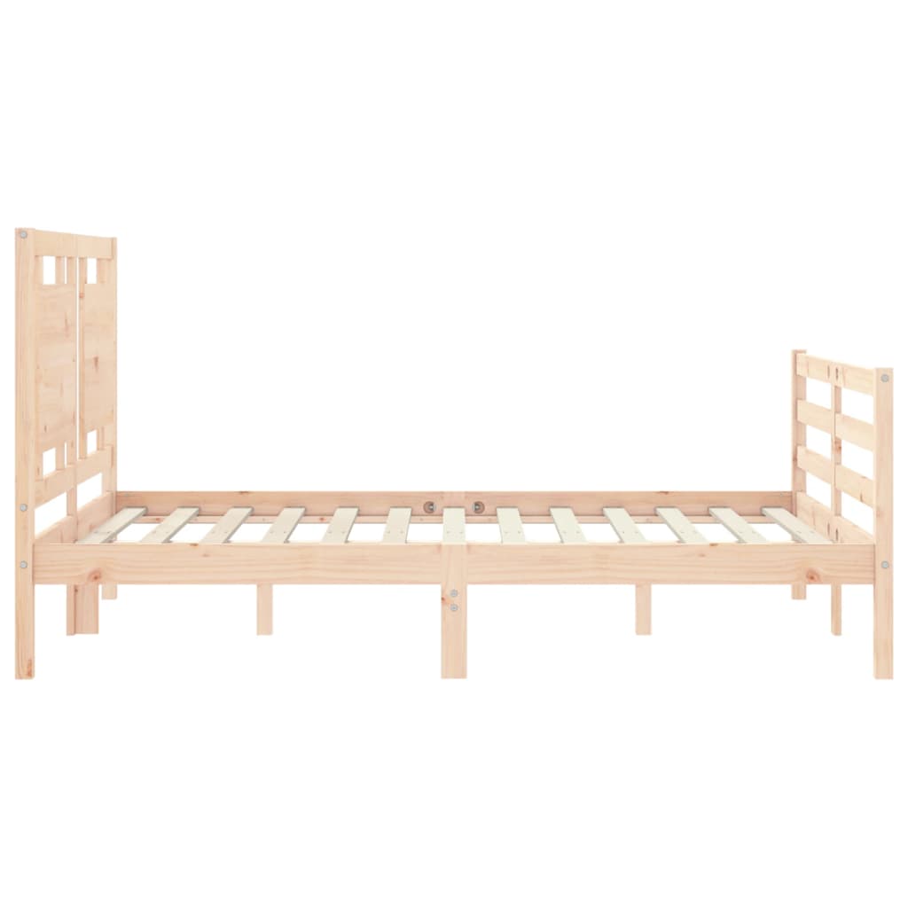 vidaXL Bed Frame without Mattress 140x200 cm Solid Wood