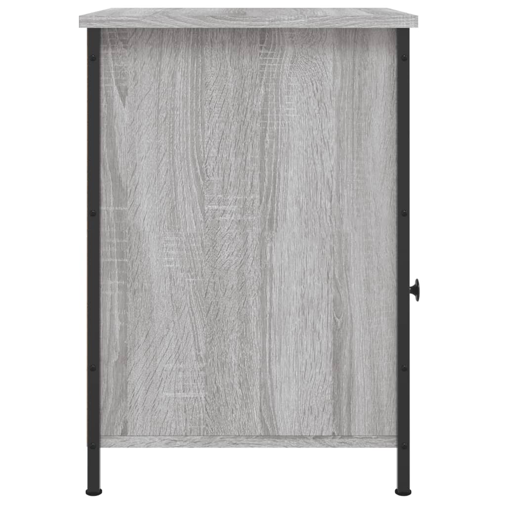 vidaXL Bedside Cabinet Grey Sonoma 40x42x60 cm Engineered Wood