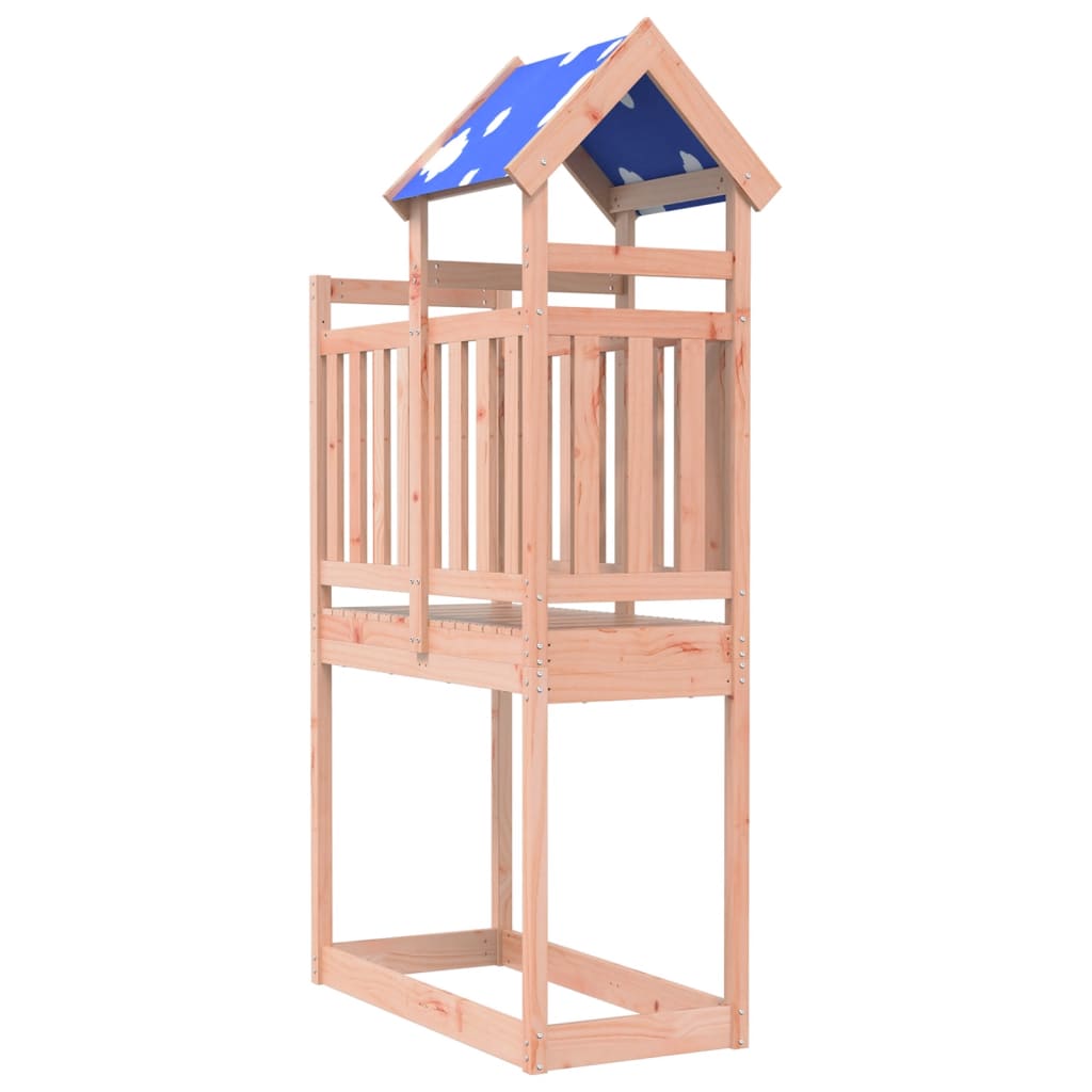vidaXL Play Tower 110.5x52.5x215 cm Solid Wood Douglas Fir