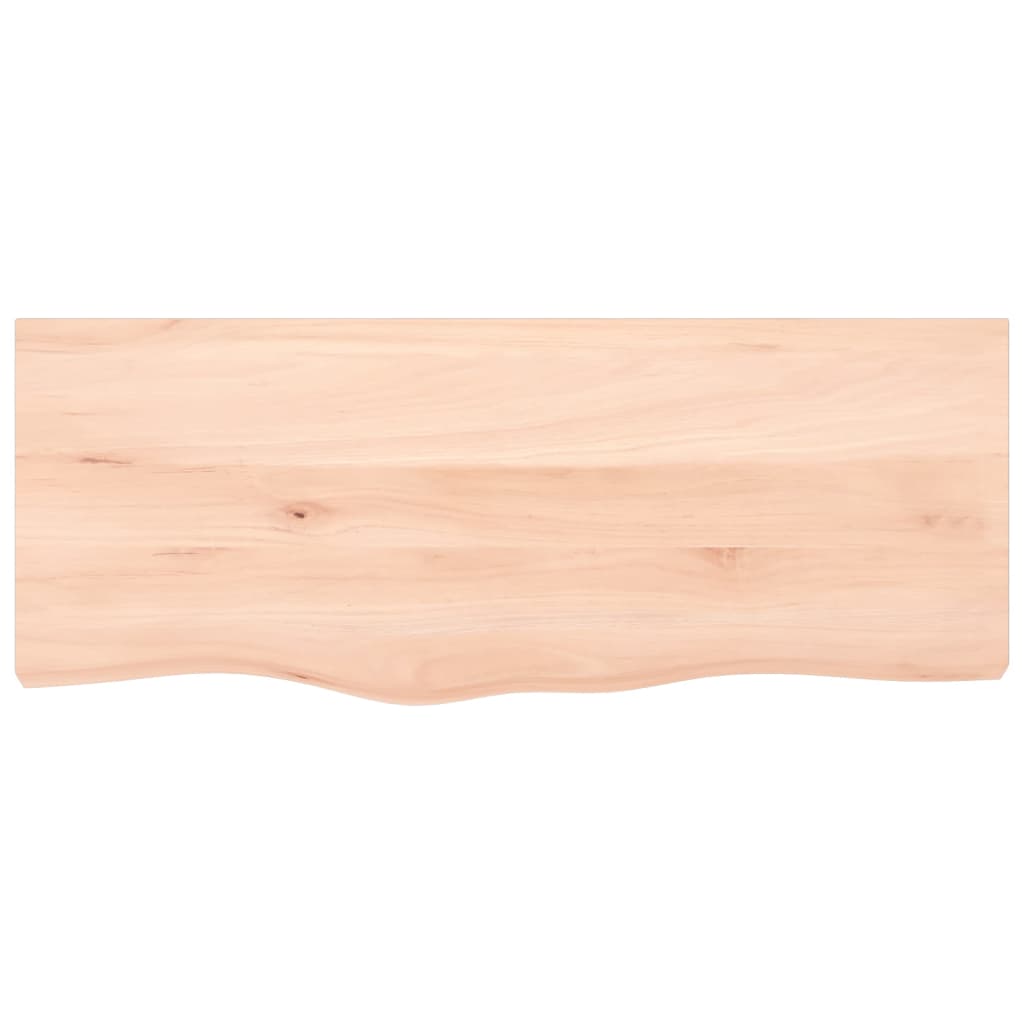 vidaXL Table Top 100x40x(2-4) cm Untreated Solid Wood Oak