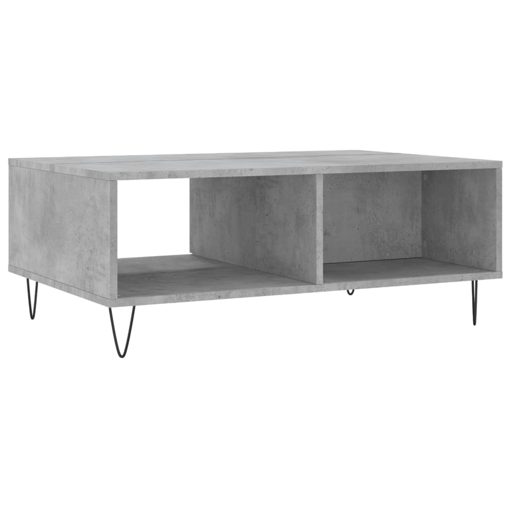 vidaXL Coffee Table Concrete Grey 90x60x35 cm Engineered Wood