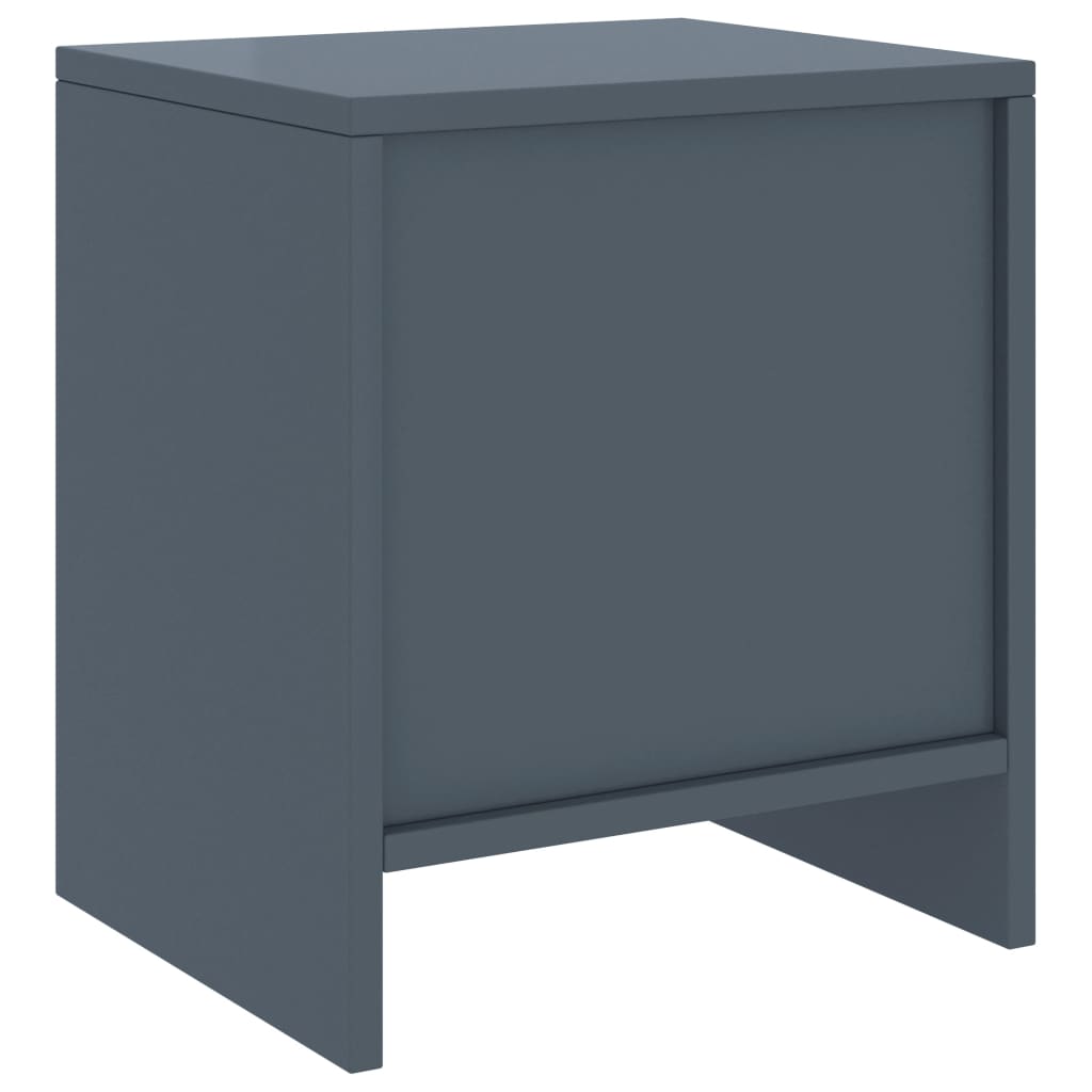 vidaXL Bedside Cabinets 2 pcs Light Grey 35x30x40 cm Solid Pinewood