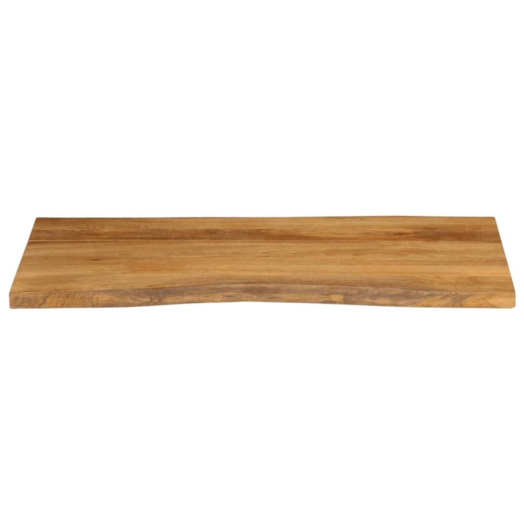 vidaXL Table Top 100x60x2.5 cm Live Edge Solid Wood Mango