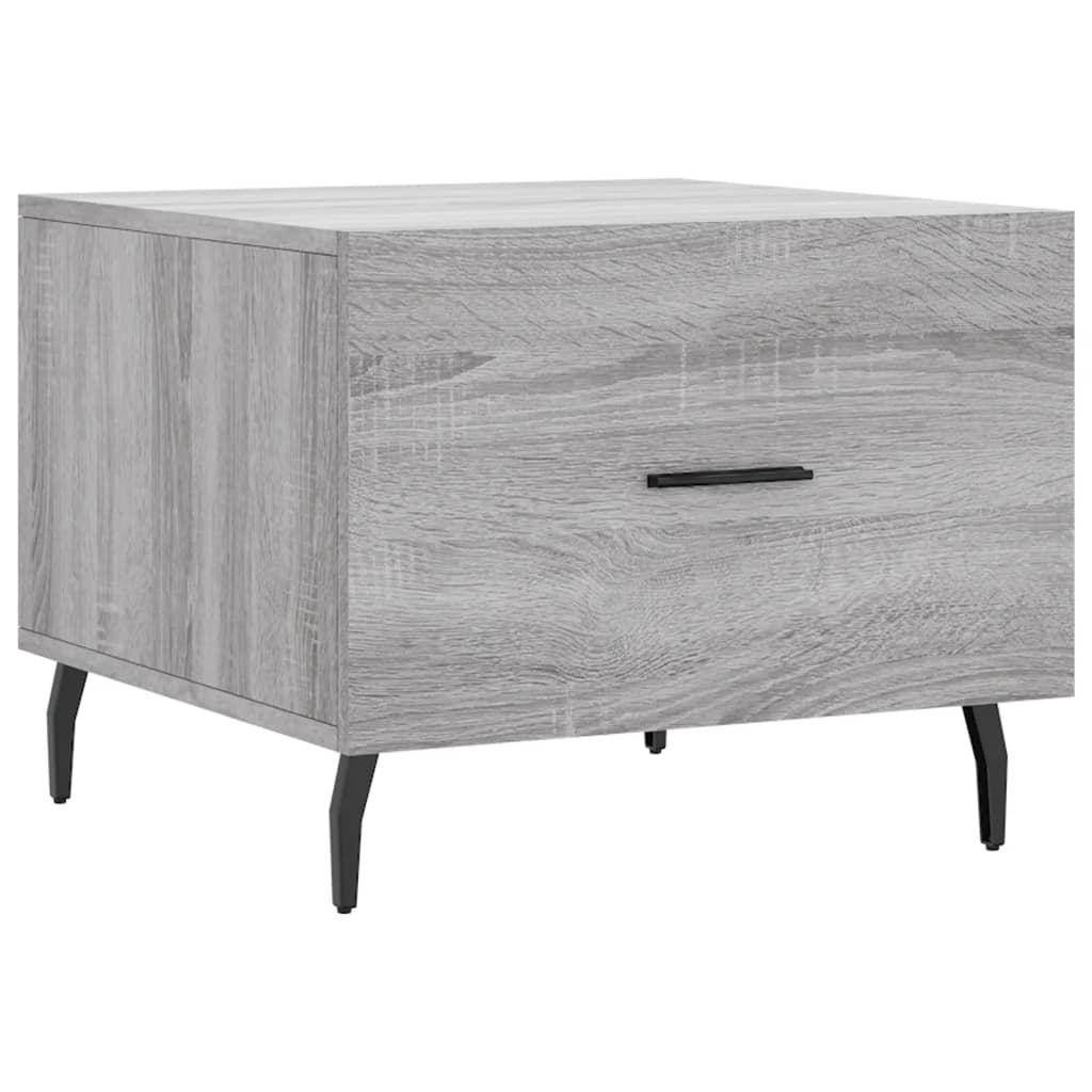 vidaXL Coffee Tables 2 pcs Grey Sonoma 50x50x40 cm Engineered Wood