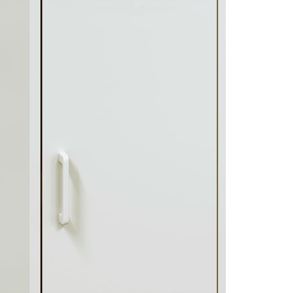 vidaXL Highboard White 36x39x113 cm Steel