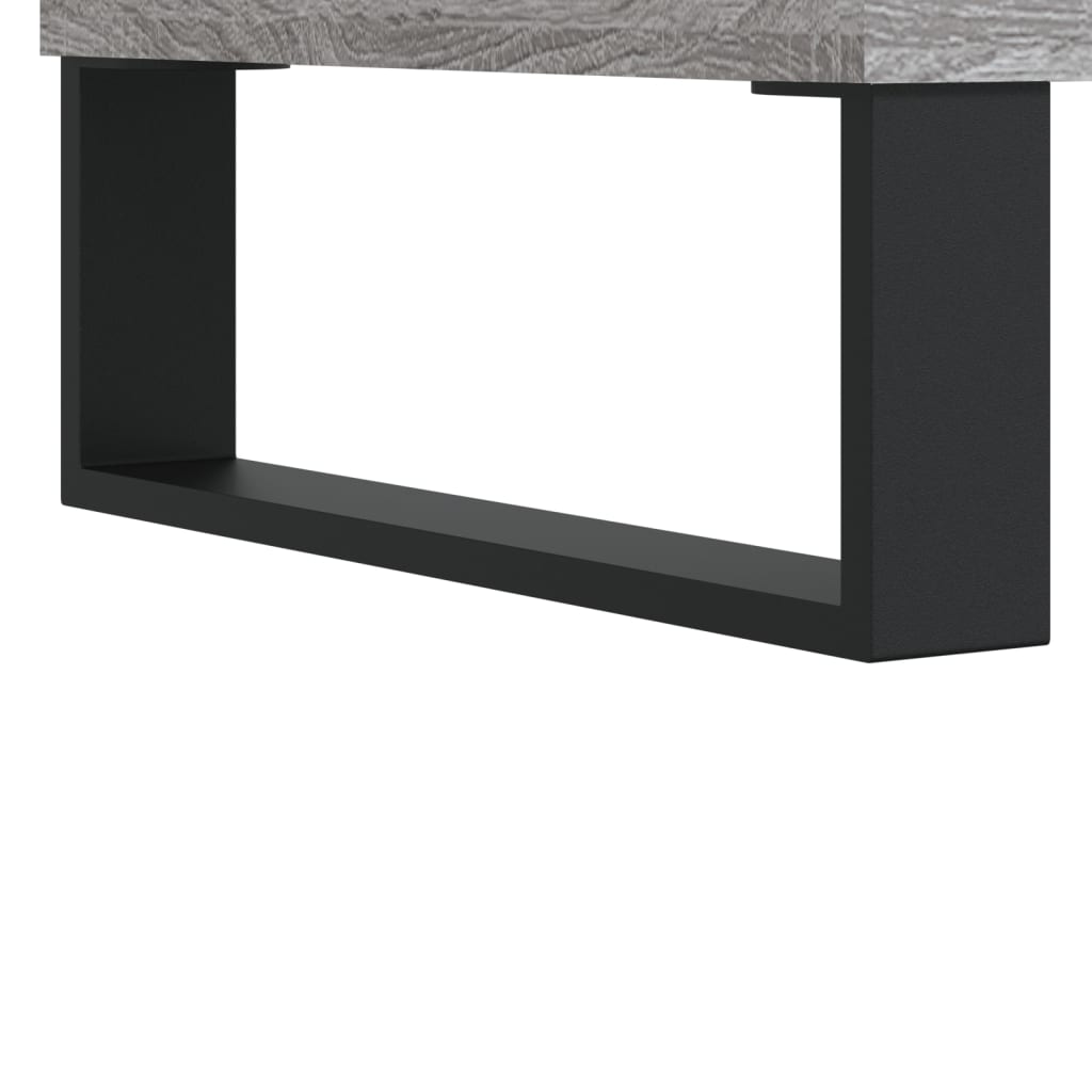 vidaXL Coffee Table Grey Sonoma 102x44.5x50 cm Engineered Wood