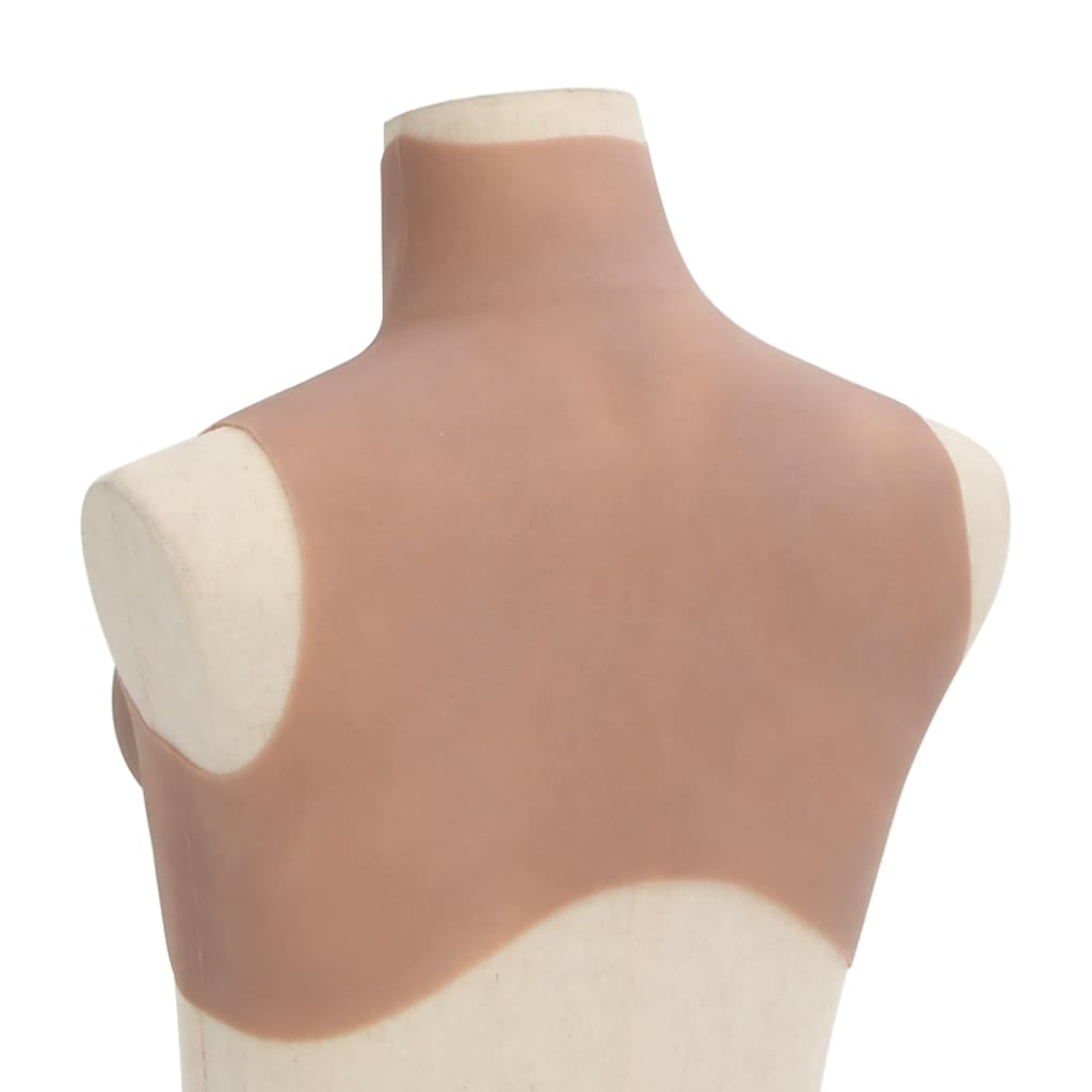 vidaXL Silicone Breastplate Tan B Cup