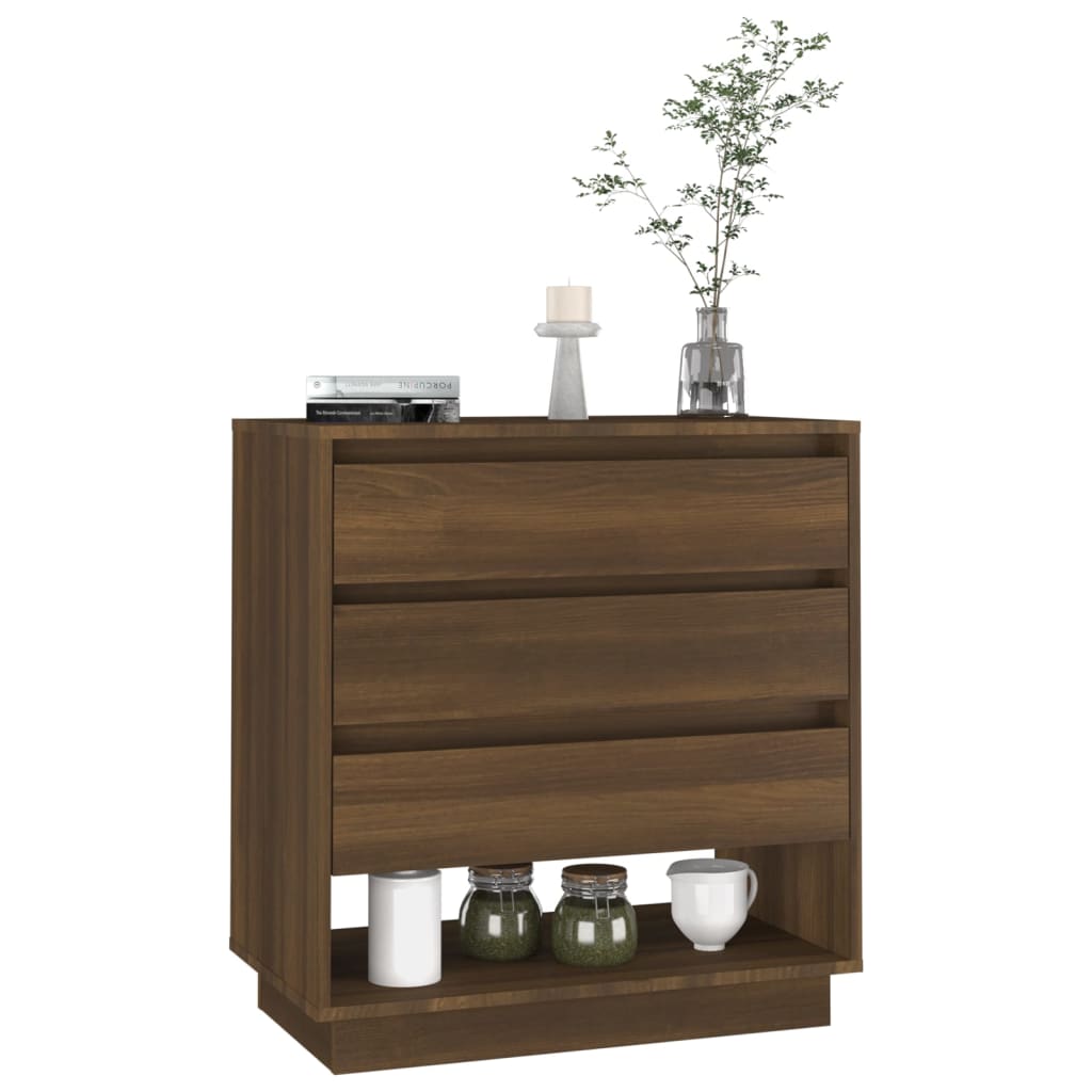 vidaXL Sideboard Brown Oak 70x41x75 cm Engineered Wood