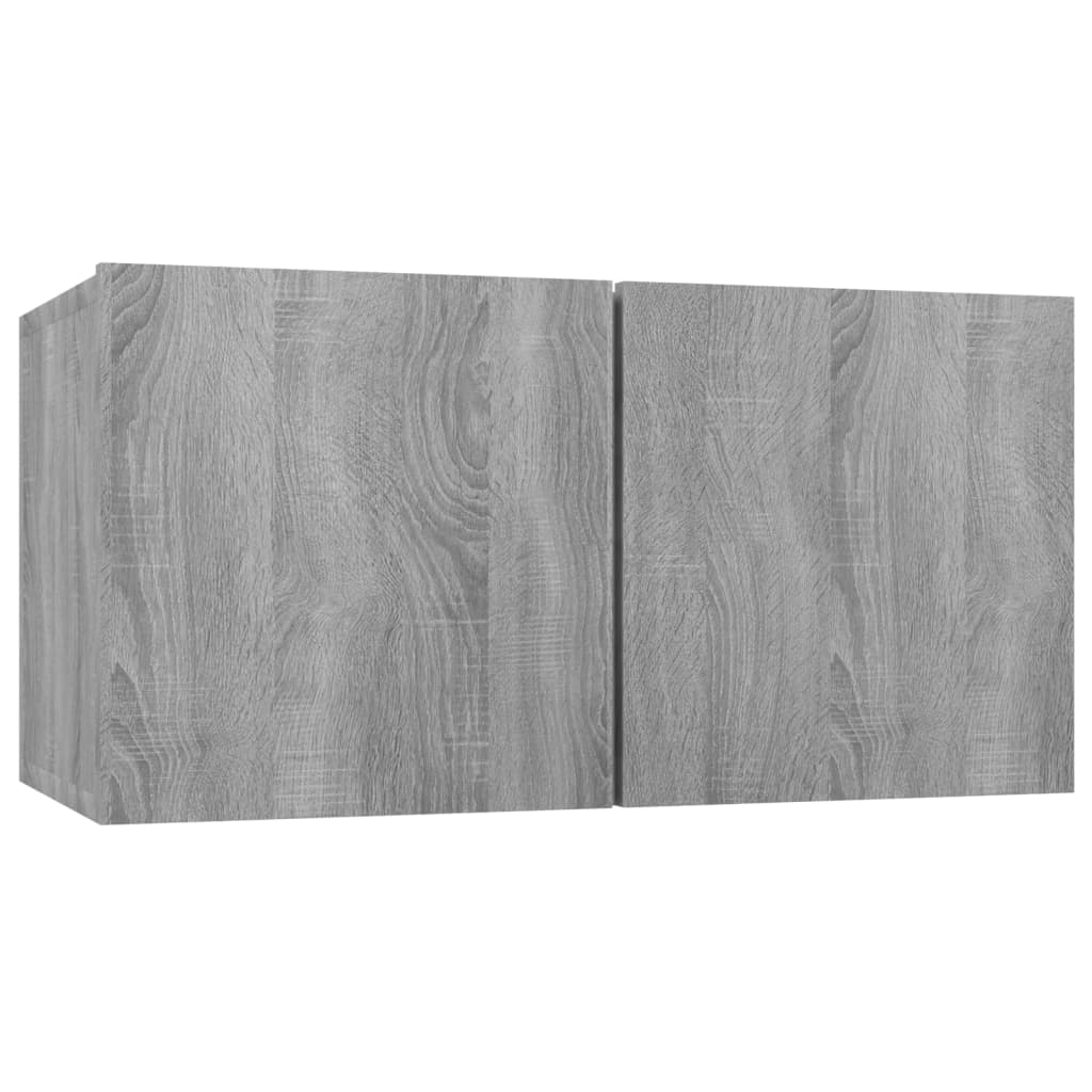 vidaXL Hanging TV Cabinet Grey Sonoma 60x30x30 cm Engineered Wood