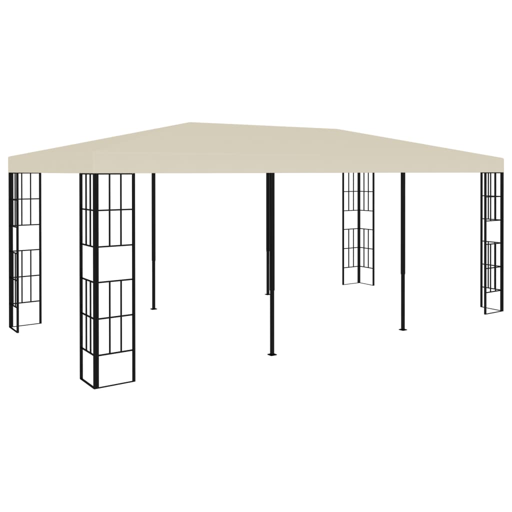 vidaXL Gazebo 3x6 m Cream