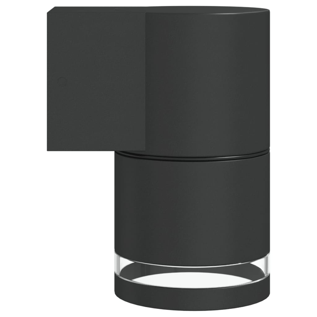 vidaXL Outdoor Wall Light Black Die-cast Aluminium