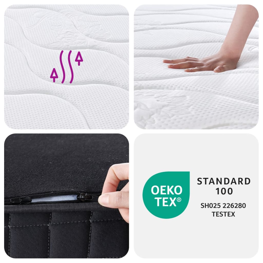 vidaXL Bonnell Spring Mattress Medium 80x200 cm