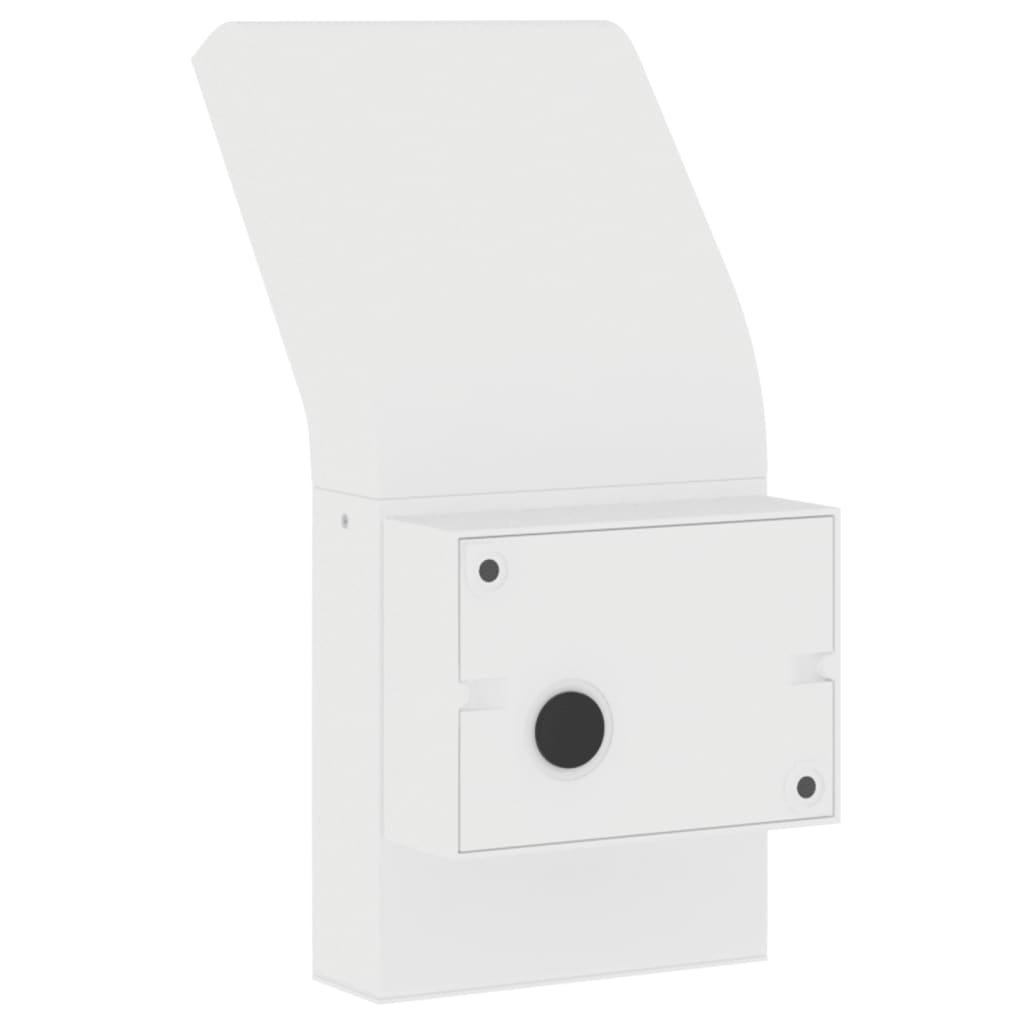 vidaXL Outdoor LED Wall Light White Die-cast Aluminium