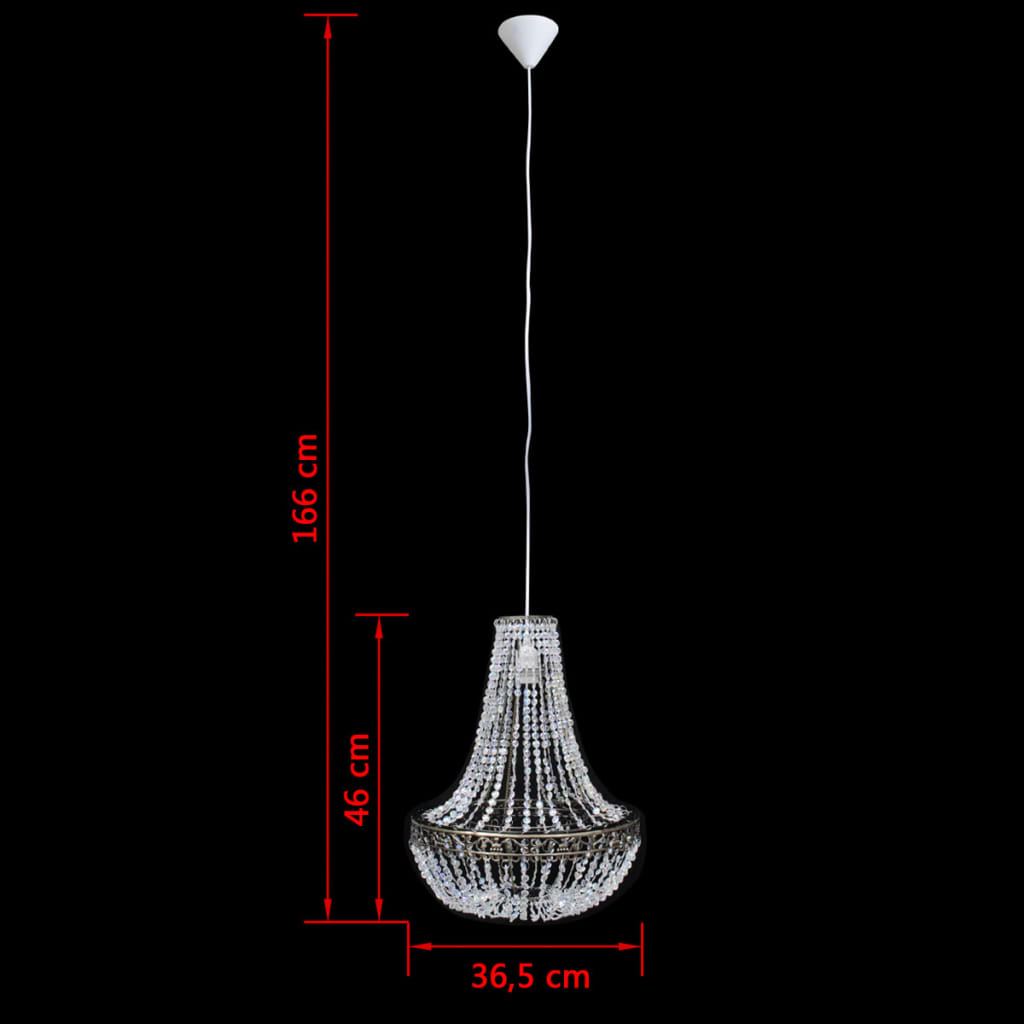 vidaXL Pendant Chandelier 36.5 x 46 cm