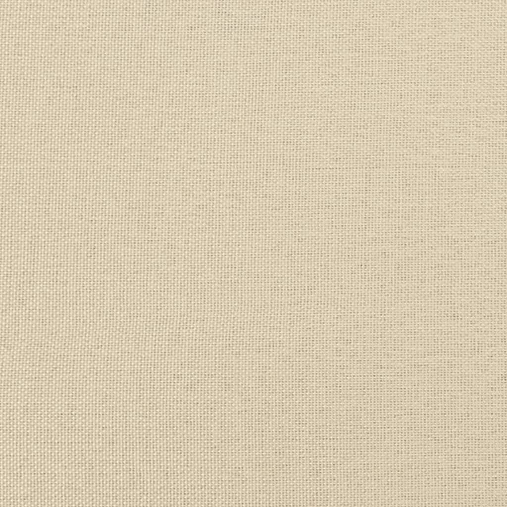 vidaXL Slipper Chair Cream Fabric