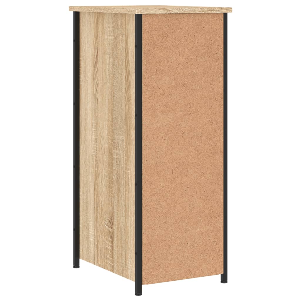 vidaXL Bedside Cabinets 2 pcs Sonoma Oak 32x42x80 cm Engineered Wood