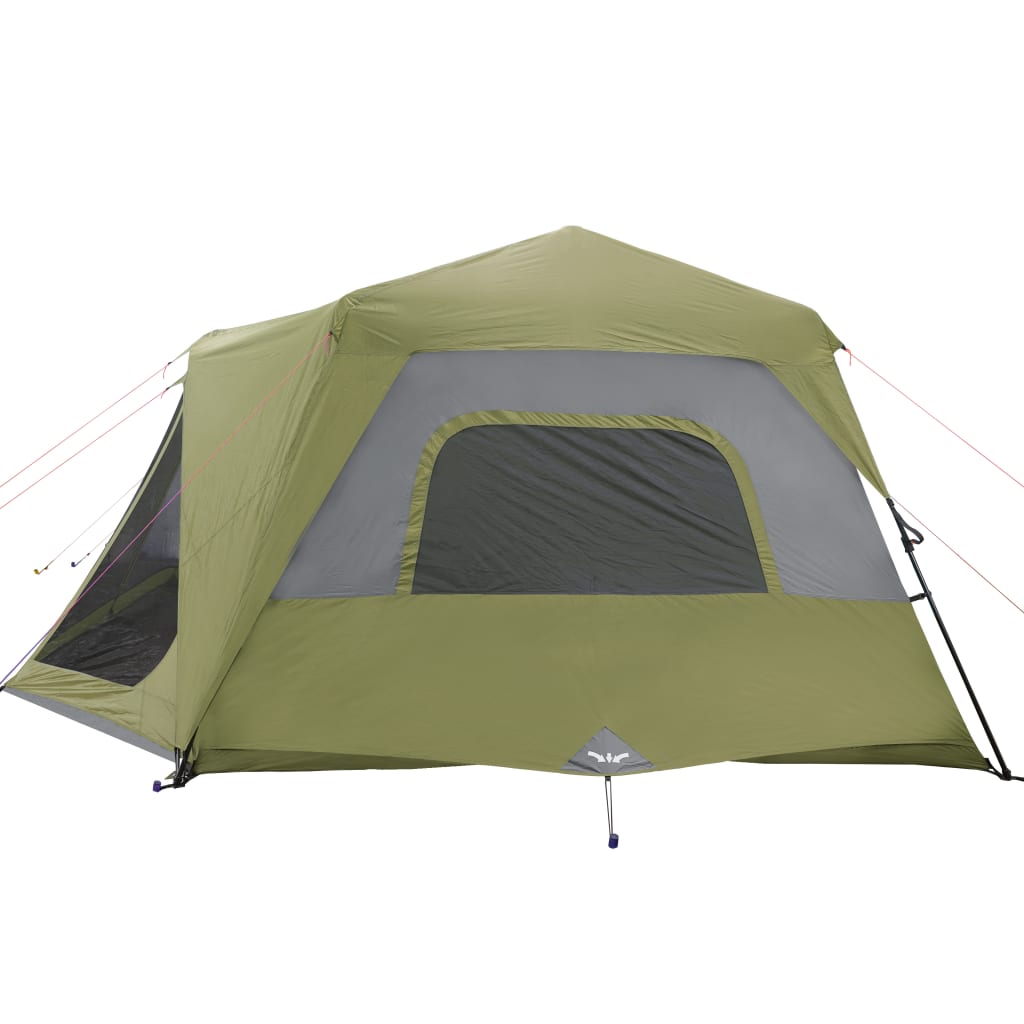 vidaXL Family Tent 10-Person Green Quick Release Waterproof