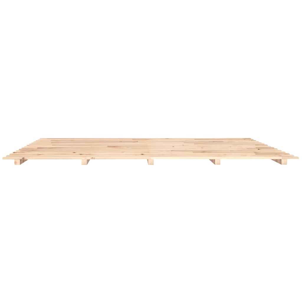 vidaXL Bed Frame without Mattress 200x200 cm Solid Wood Pine