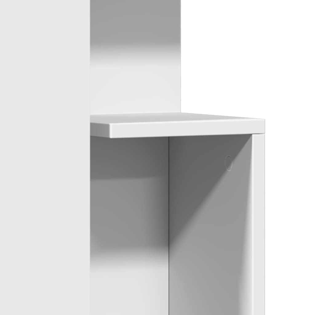 vidaXL Side Table White 35x35x60 cm Engineered Wood