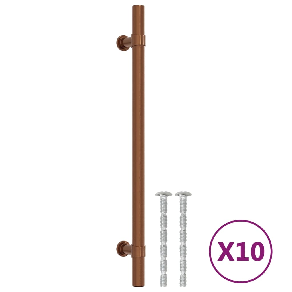 vidaXL Cabinet Handles 10 pcs Bronze 192 mm Stainless Steel