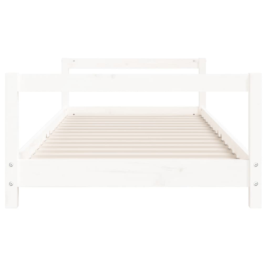 vidaXL Kids Bed Frame White 80x200 cm Solid Wood Pine