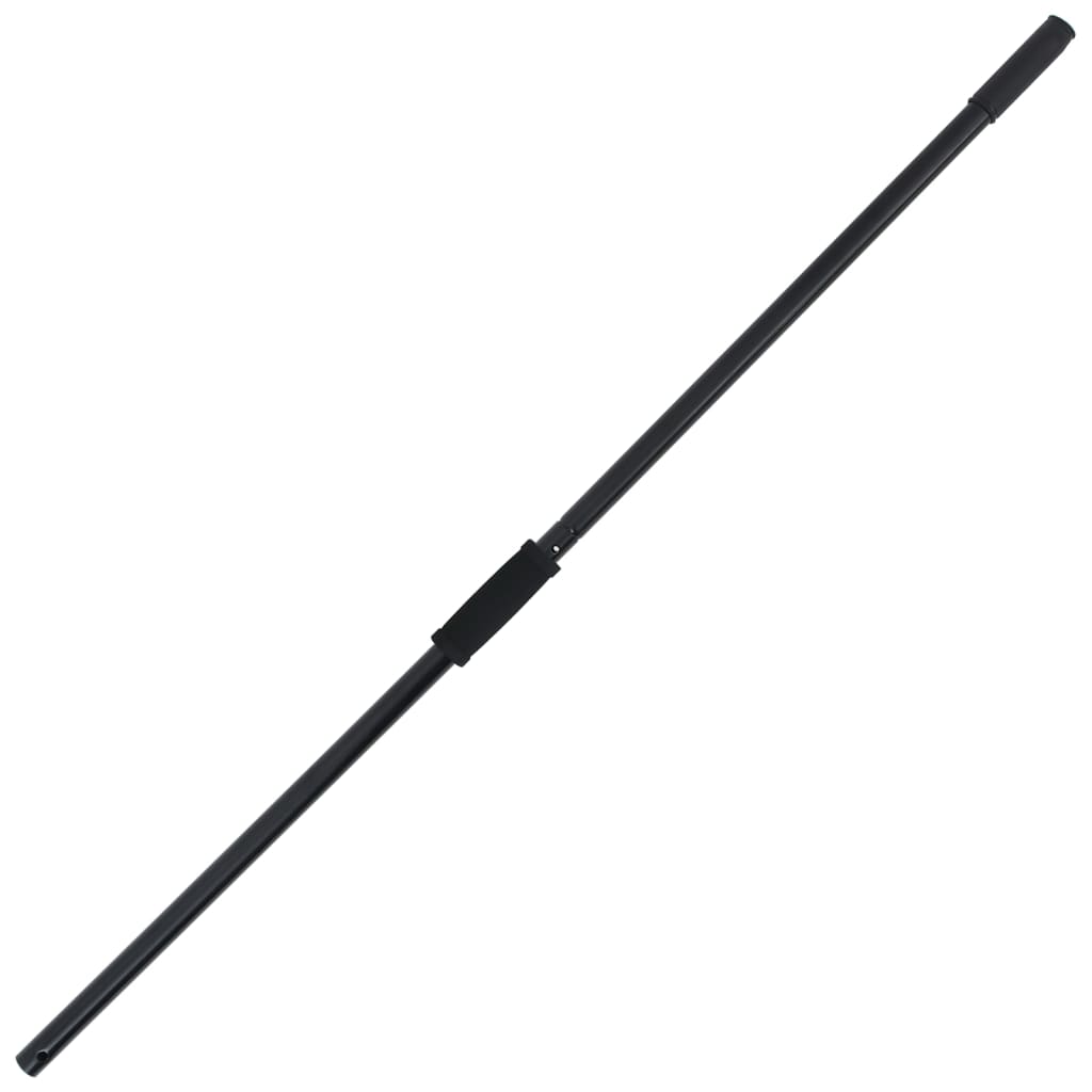 vidaXL Pitchfork Handle Ø3.5x127.5 cm Black Steel